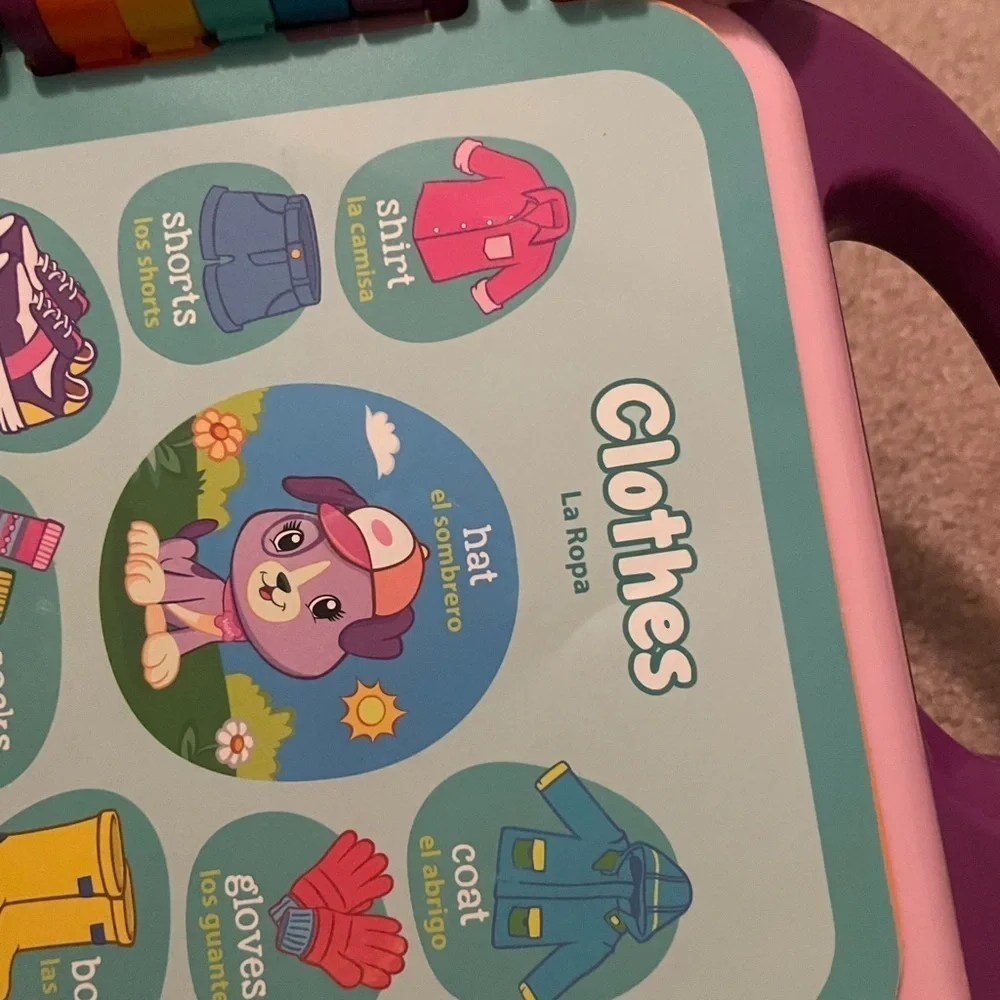 Leapfrog Scout & Violet 100 Words Book - Pink and Purple